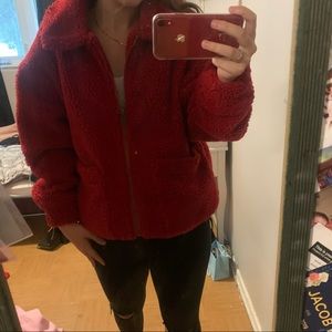 garage red teddy jacked